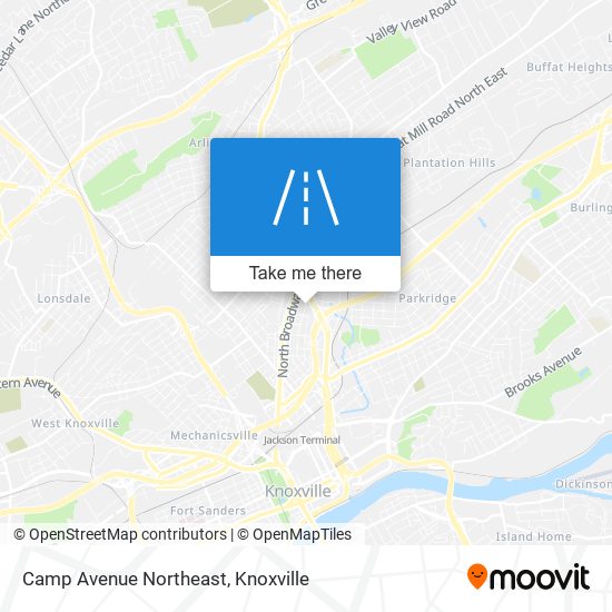 Mapa de Camp Avenue Northeast