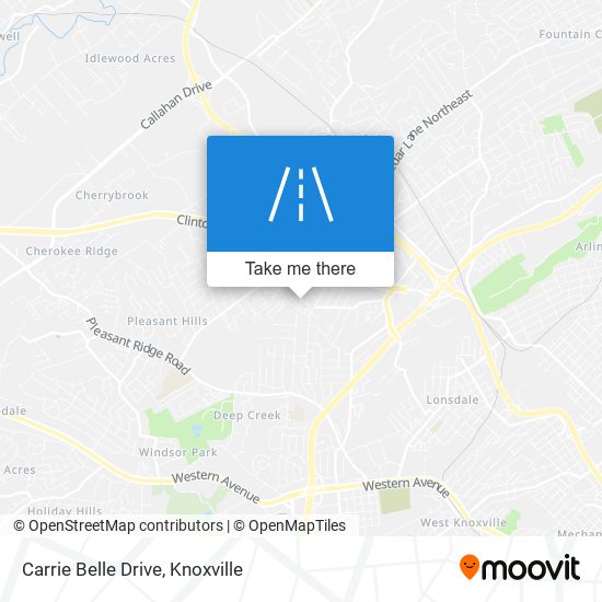 Carrie Belle Drive map