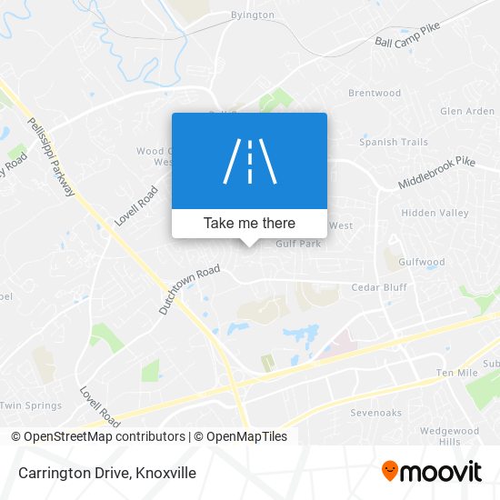 Carrington Drive map