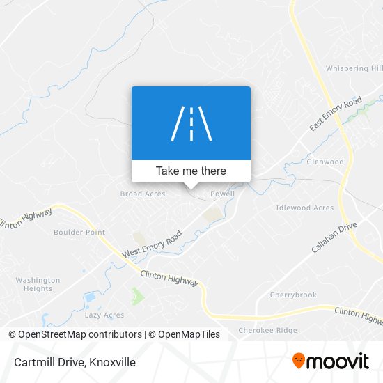 Cartmill Drive map