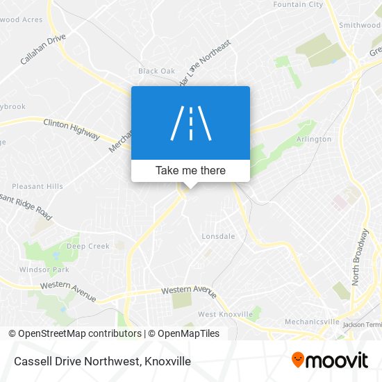 Mapa de Cassell Drive Northwest