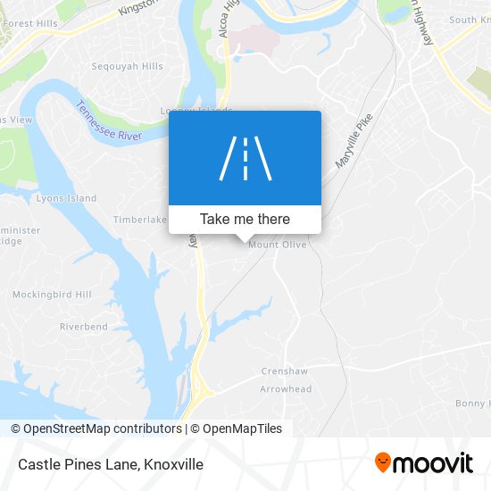 Mapa de Castle Pines Lane