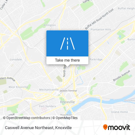 Mapa de Caswell Avenue Northeast