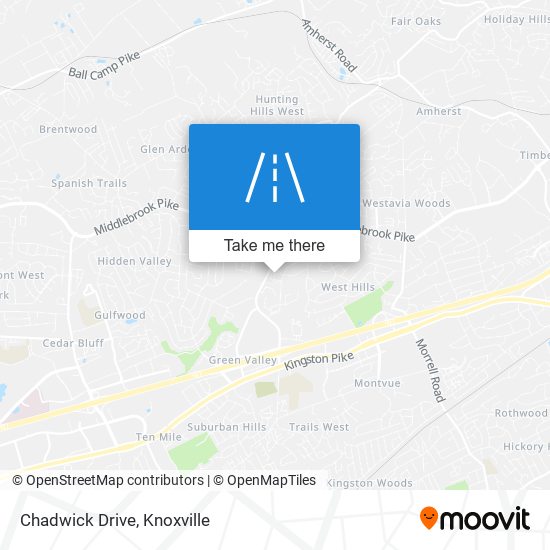 Mapa de Chadwick Drive