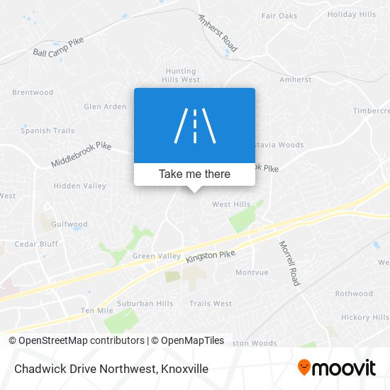 Mapa de Chadwick Drive Northwest