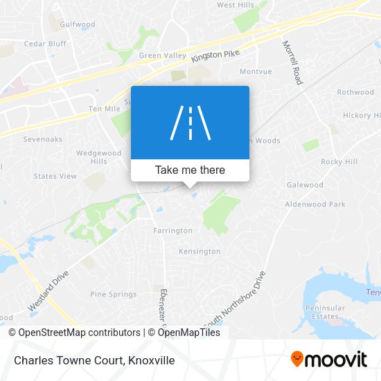 Mapa de Charles Towne Court