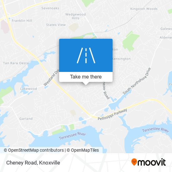 Mapa de Cheney Road