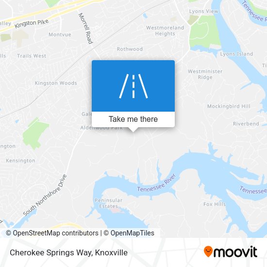 Mapa de Cherokee Springs Way