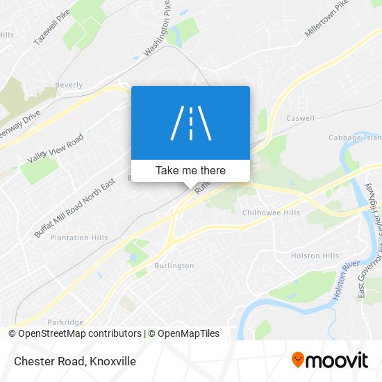 Chester Road map