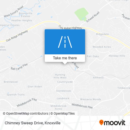 Chimney Sweep Drive map