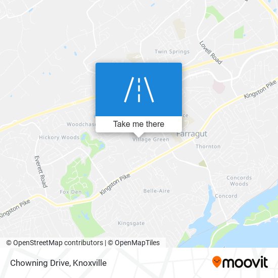 Chowning Drive map