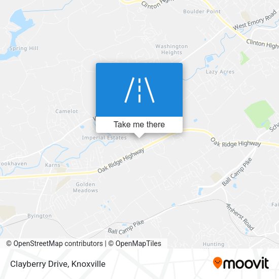 Mapa de Clayberry Drive