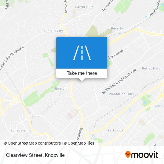 Clearview Street map