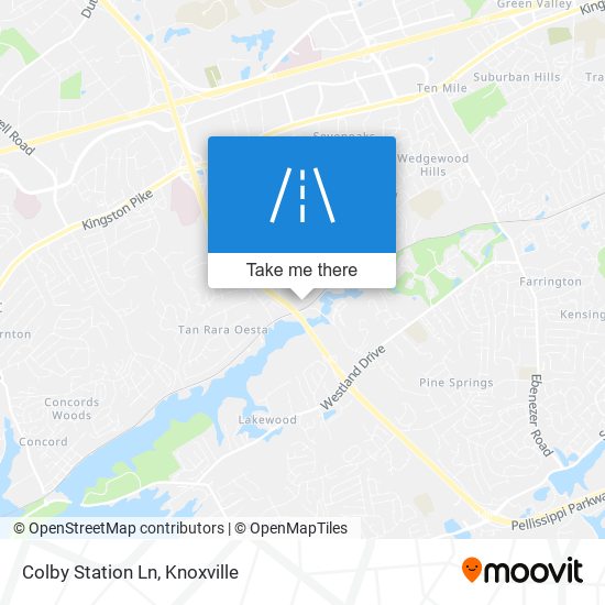 Colby Station Ln map