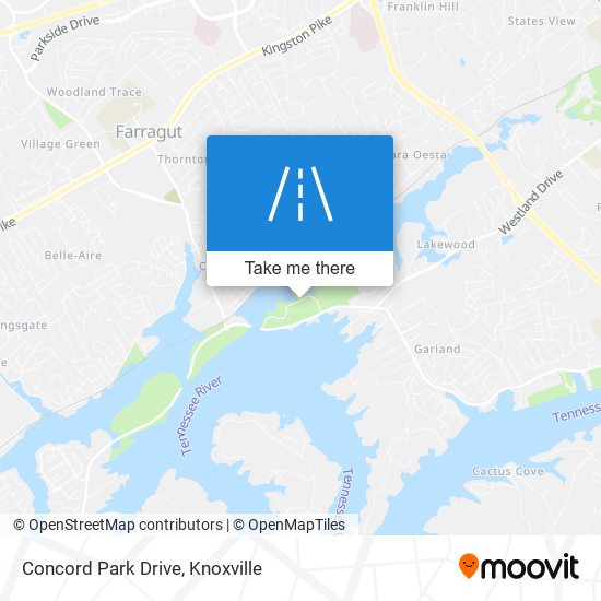 Concord Park Drive map