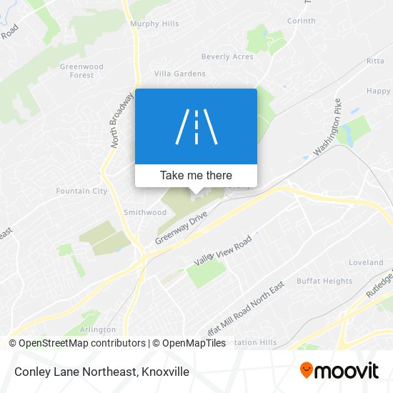 Conley Lane Northeast map