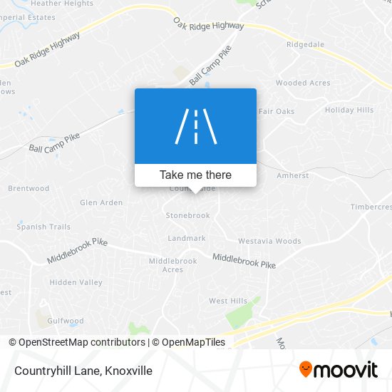 Countryhill Lane map