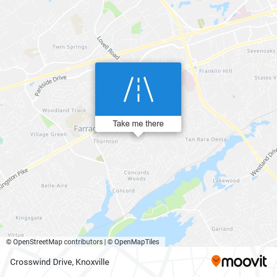 Crosswind Drive map