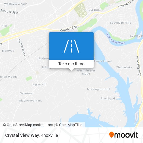 Crystal View Way map