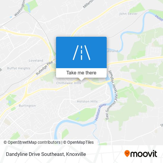 Dandyline Drive Southeast map