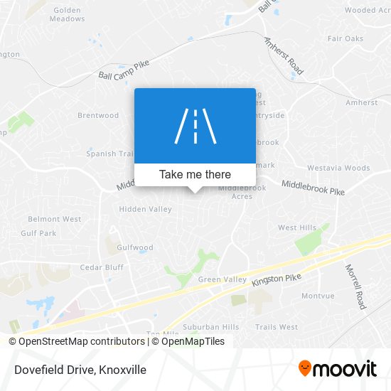Dovefield Drive map