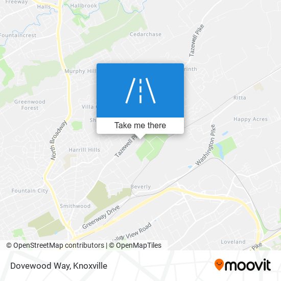 Dovewood Way map