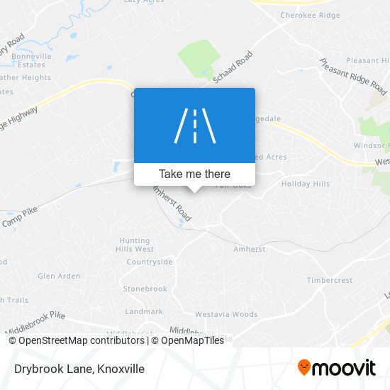 Drybrook Lane map