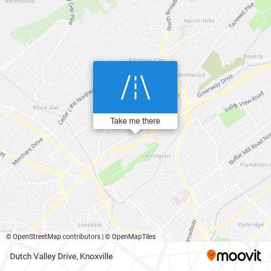 Dutch Valley Drive map