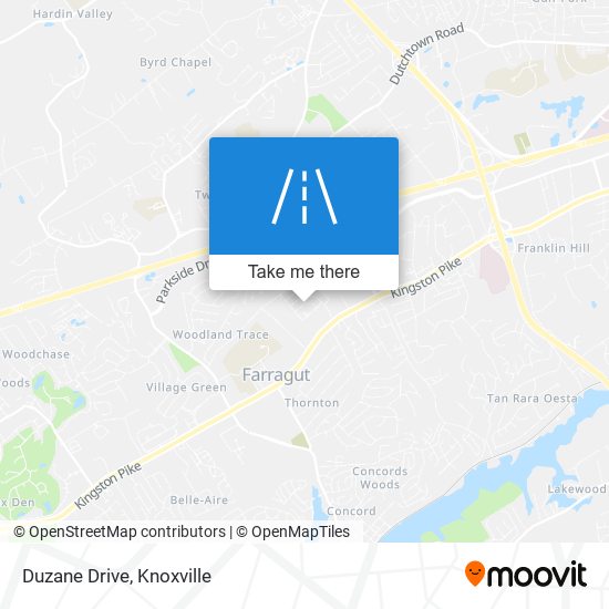 Duzane Drive map