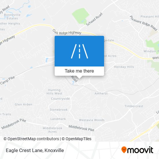 Eagle Crest Lane map