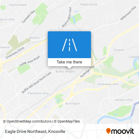 Mapa de Eagle Drive Northeast