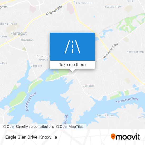 Eagle Glen Drive map