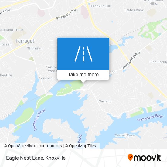 Eagle Nest Lane map