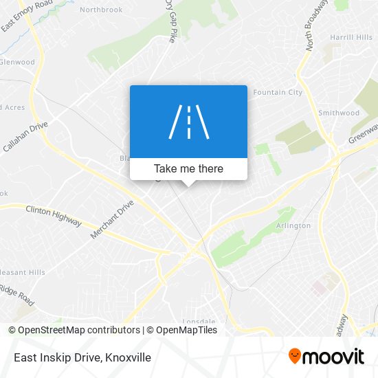 East Inskip Drive map