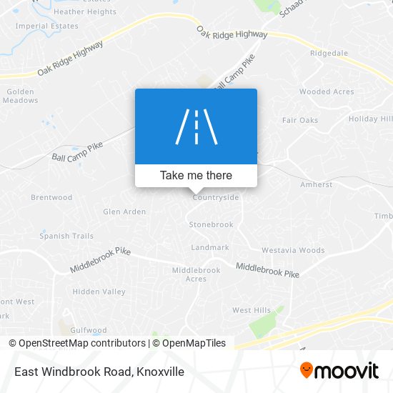 Mapa de East Windbrook Road