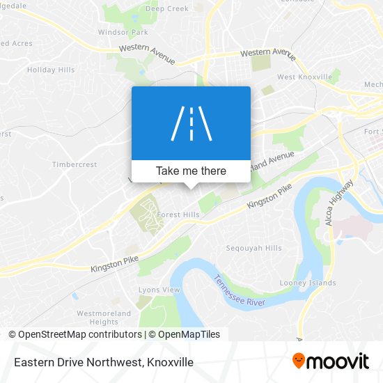 Mapa de Eastern Drive Northwest