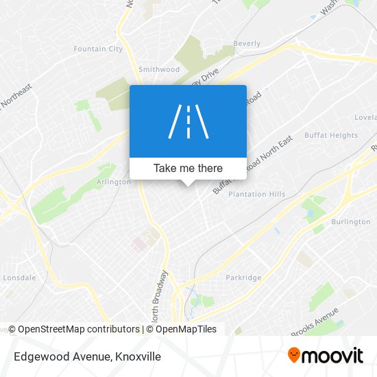 Mapa de Edgewood Avenue