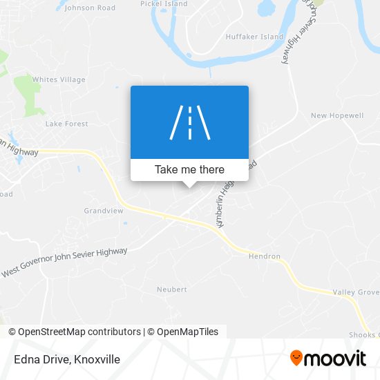 Edna Drive map