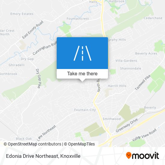 Edonia Drive Northeast map