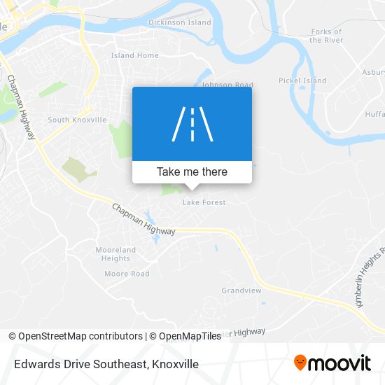 Edwards Drive Southeast map