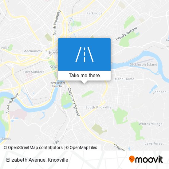 Elizabeth Avenue map