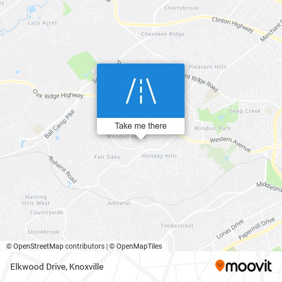 Elkwood Drive map