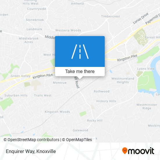 Enquirer Way map