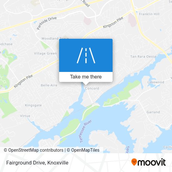 Fairground Drive map