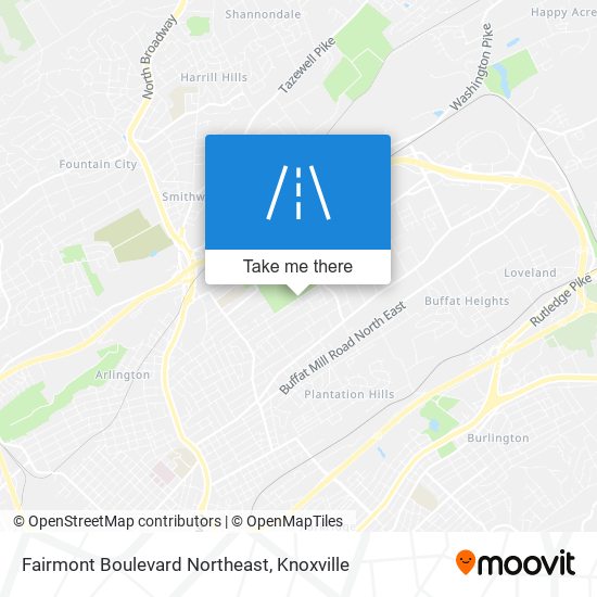 Mapa de Fairmont Boulevard Northeast