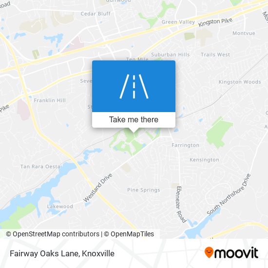 Fairway Oaks Lane map