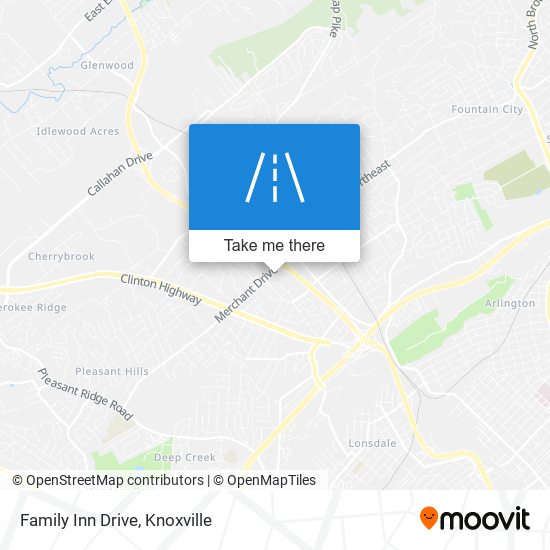 Family Inn Drive map