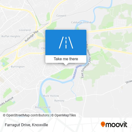 Farragut Drive map