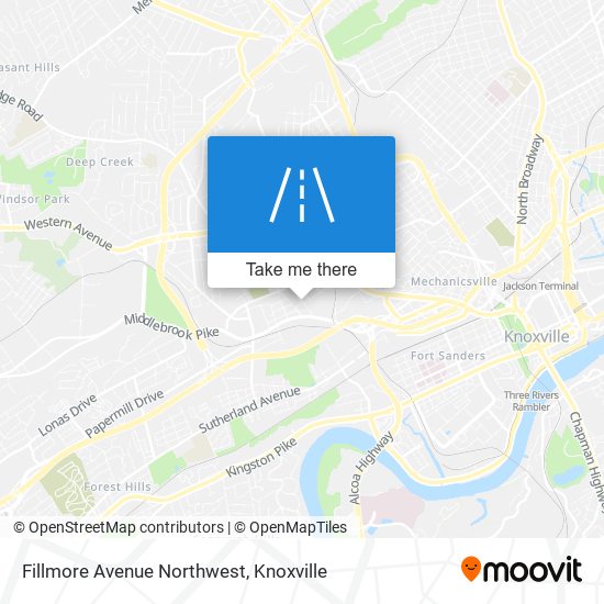 Mapa de Fillmore Avenue Northwest