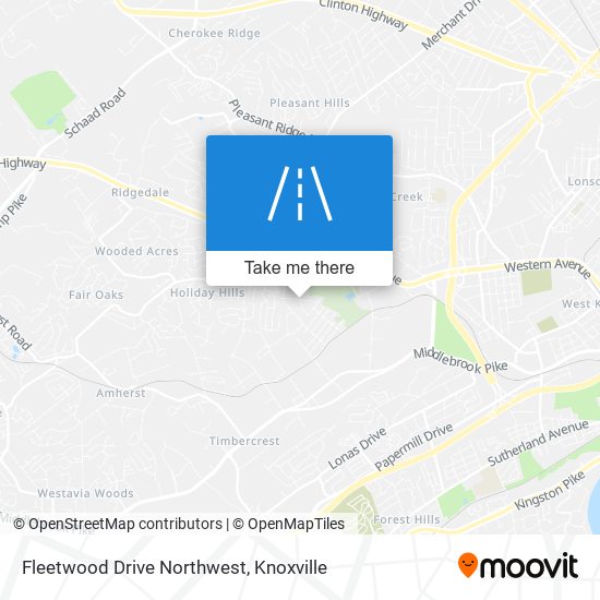 Mapa de Fleetwood Drive Northwest